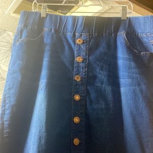 It’s to big on me and I didn’t care for the button down it.